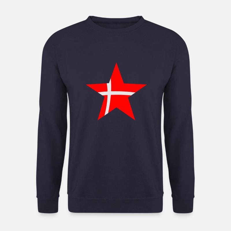 Dänemark Stern - Unisex Pullover - Navy