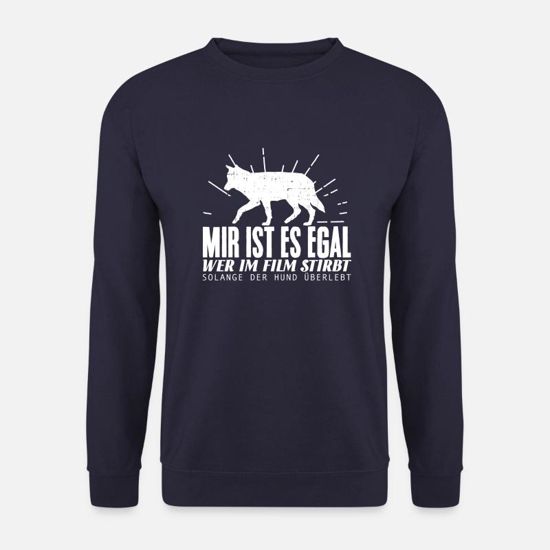Der Hund überlebt - Unisex Pullover - Navy