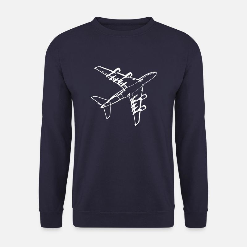 Flugzeug - Unisex Pullover - Navy