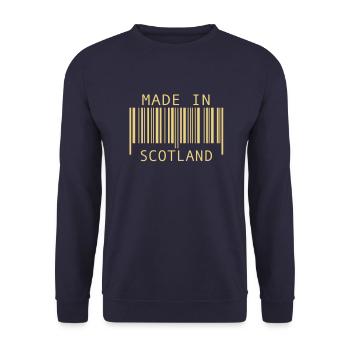 fabriqué en ecosse - Sweat-shirt Unisexe - marine - Devant - Alina (178cm) & Michal (187cm)