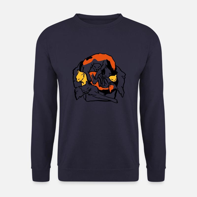 Katzen in Box - Unisex Pullover - Navy