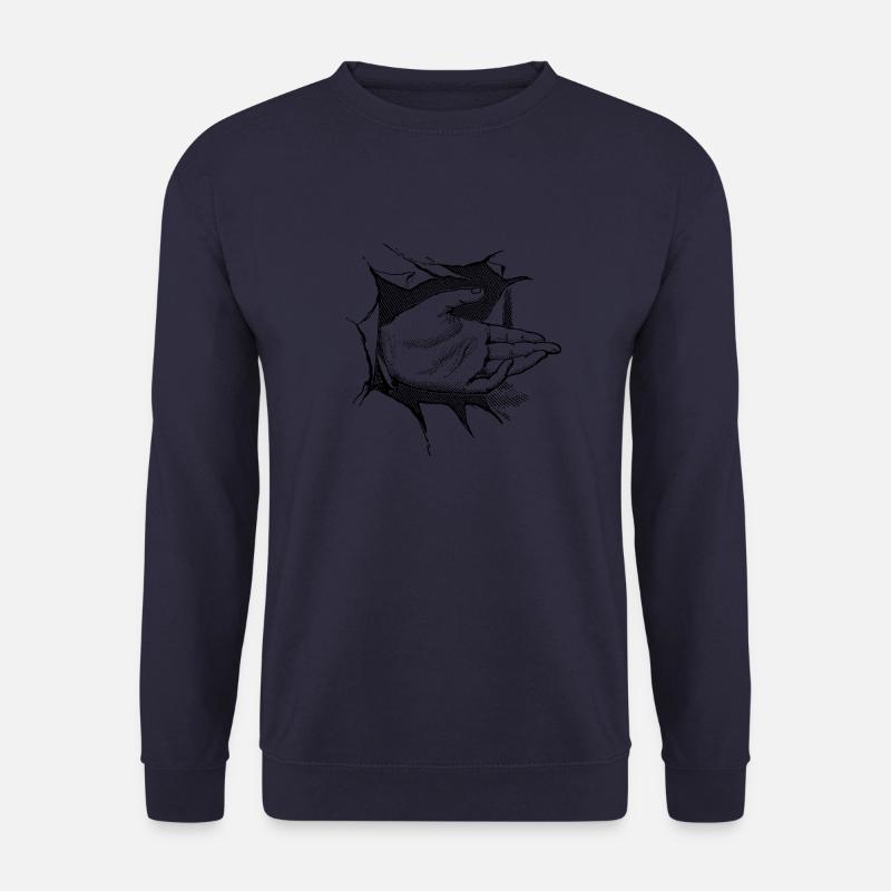 Hand - Unisex Pullover - Navy
