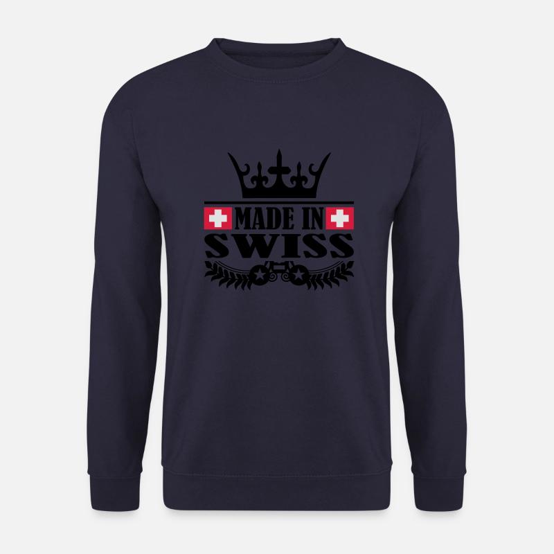 made_in_swiss_3 - Unisex Pullover - Navy