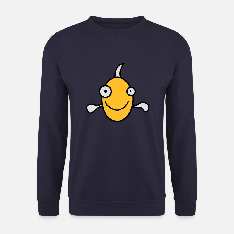 Funny Fish - Unisex Pullover - Navy
