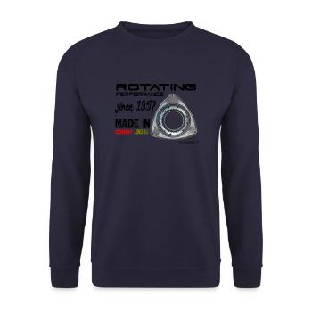 Rotating Performance Hound B - Unisex Sweatshirt - navy - Front - Alina (178cm) & Michal (187cm)