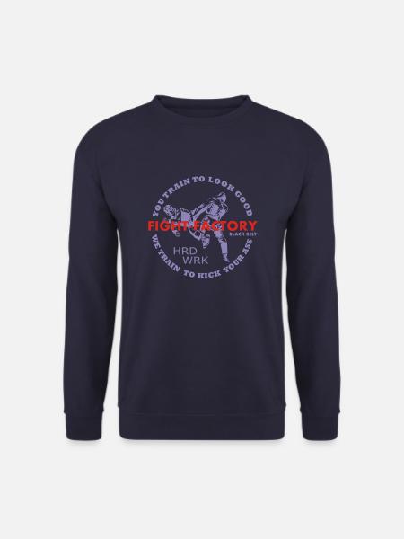 FF-Schwarzgurt kick ass - Unisex Pullover - Navy