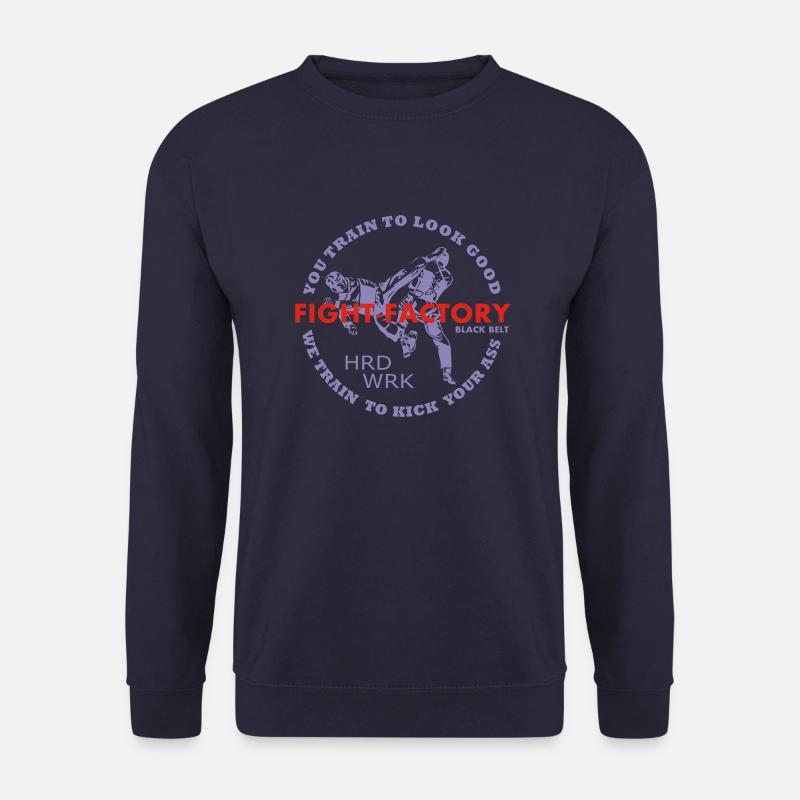 FF-Schwarzgurt kick ass - Unisex Pullover - Navy