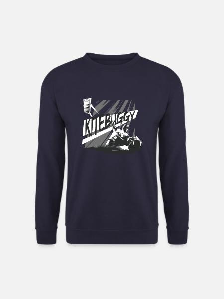 2 wheel kitebuggy - Unisex Sweatshirt - navy