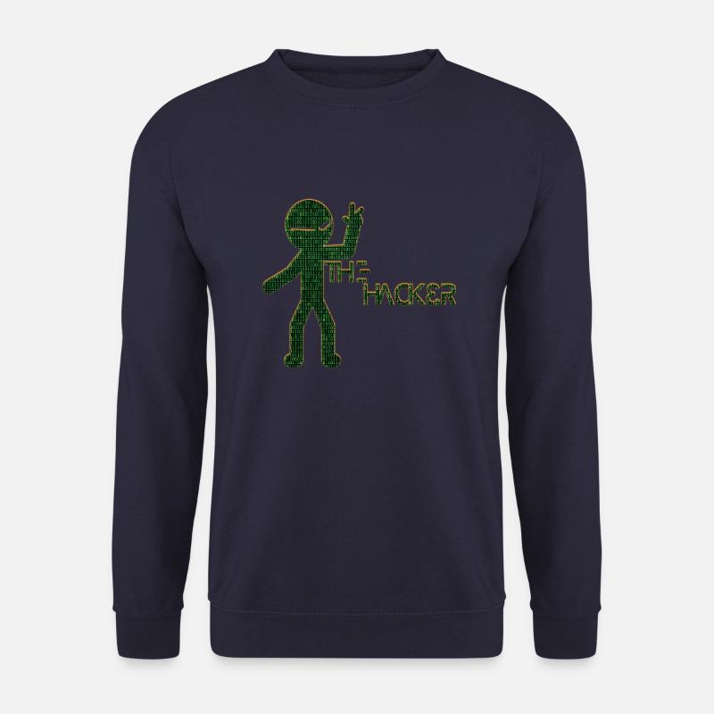 Hacker-Symbole - Unisex Pullover - Navy