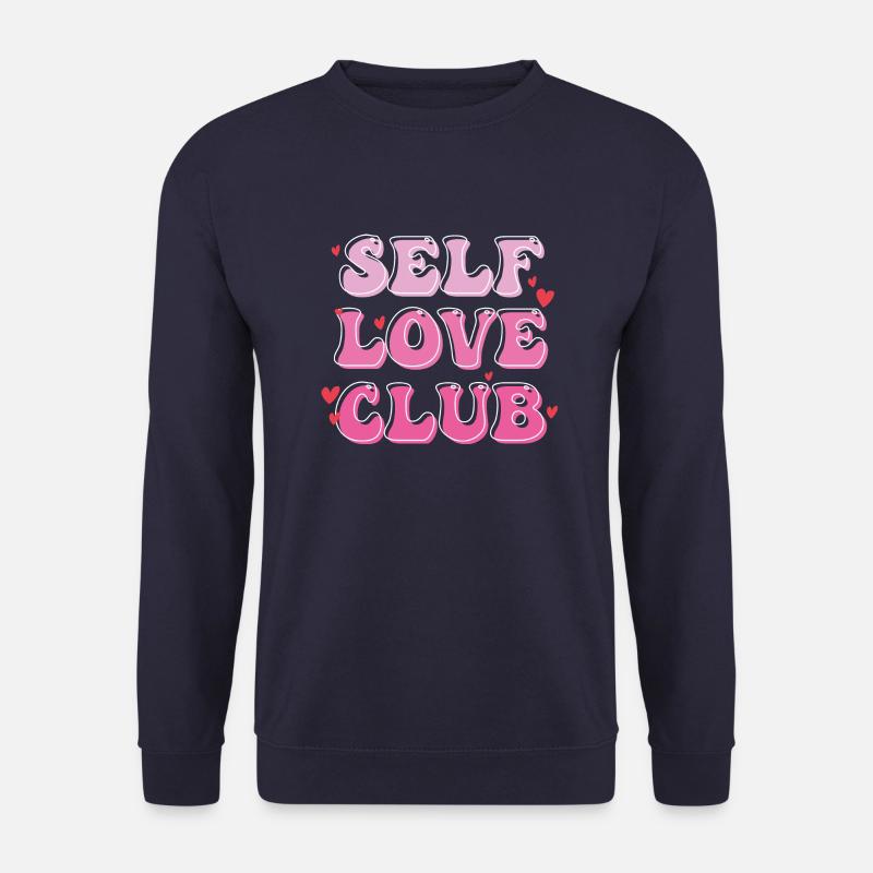 self love club 2 - Unisex Pullover - Navy