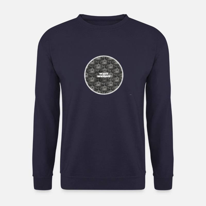 wait 4 weight - Bodybuilding - Unisex Pullover - Navy