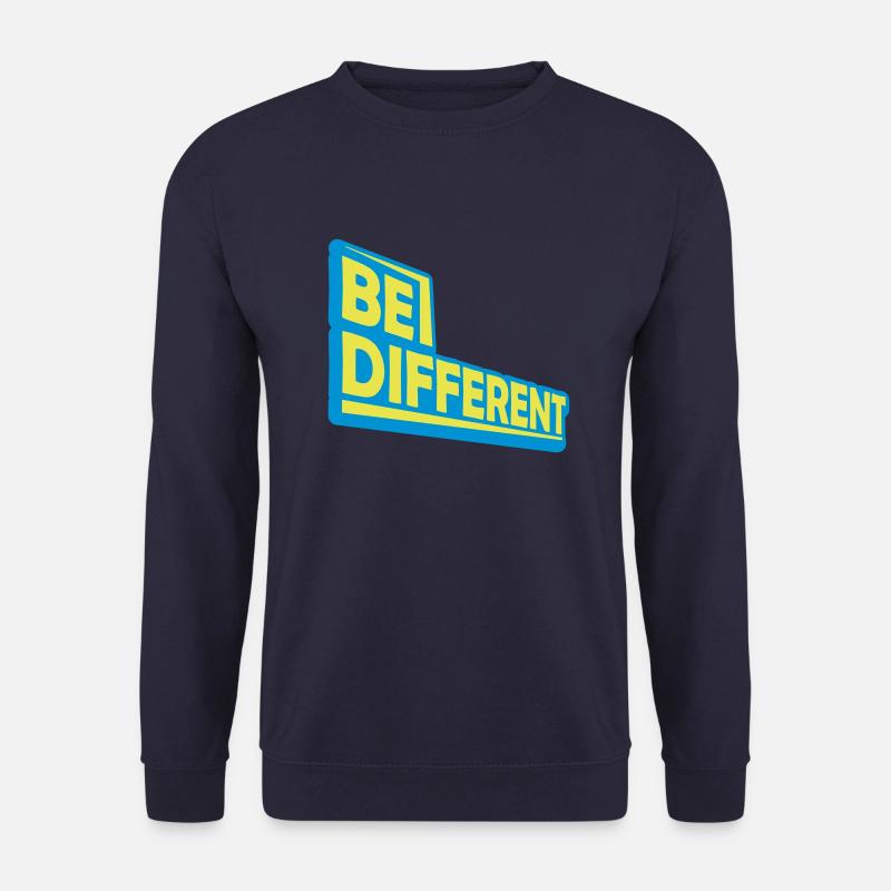 Be different Logo Design - Unisex Sweatshirt - navy