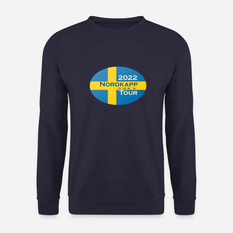 nordkapptour oval - Unisex Pullover - Navy