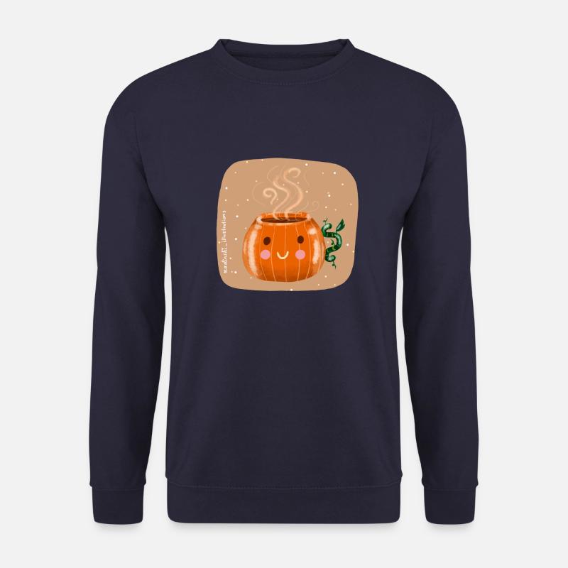 Tasse Kürbis - Unisex Pullover - Navy