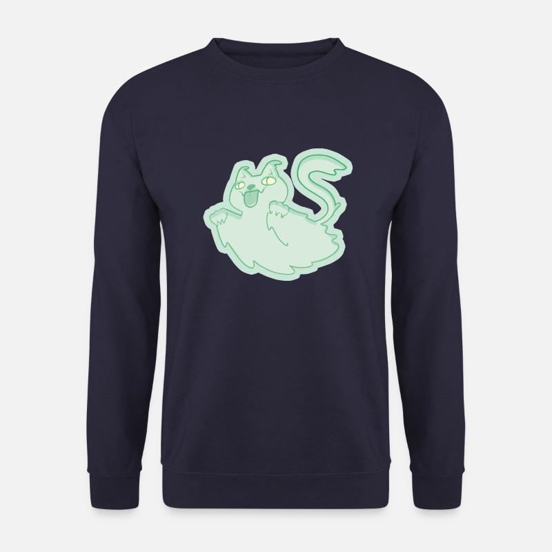 Ghost Kitty - Unisex Pullover - Navy