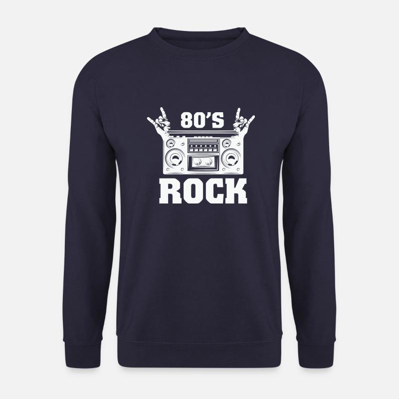 Rock and Roll 80's - Musikband - Unisex Pullover - Navy