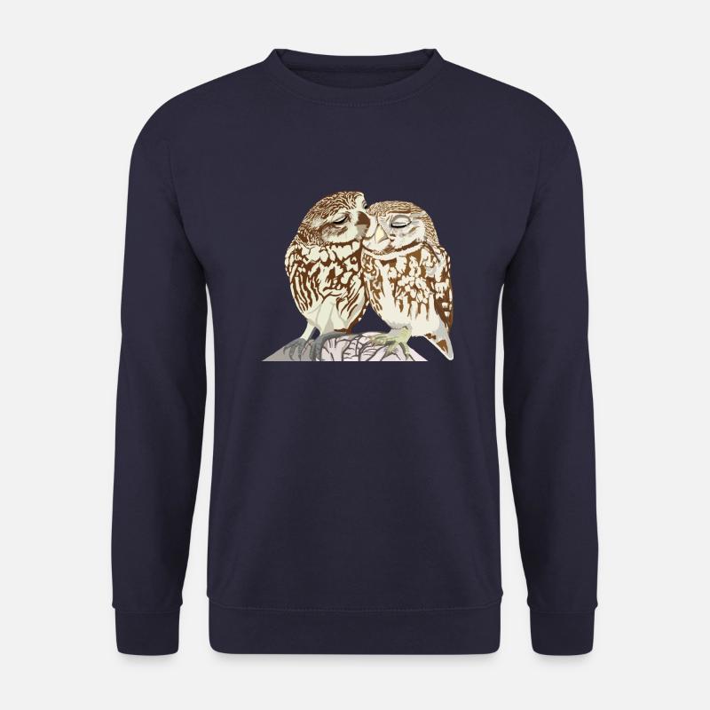 Schmusige Eulen - Unisex Pullover - Navy