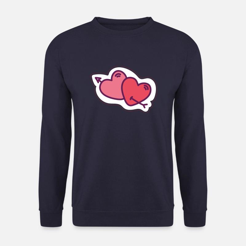 Herz - Unisex Pullover - Navy