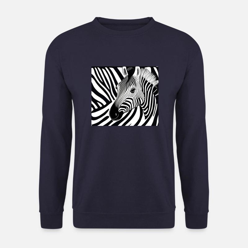 Zebra - Unisex Pullover - Navy