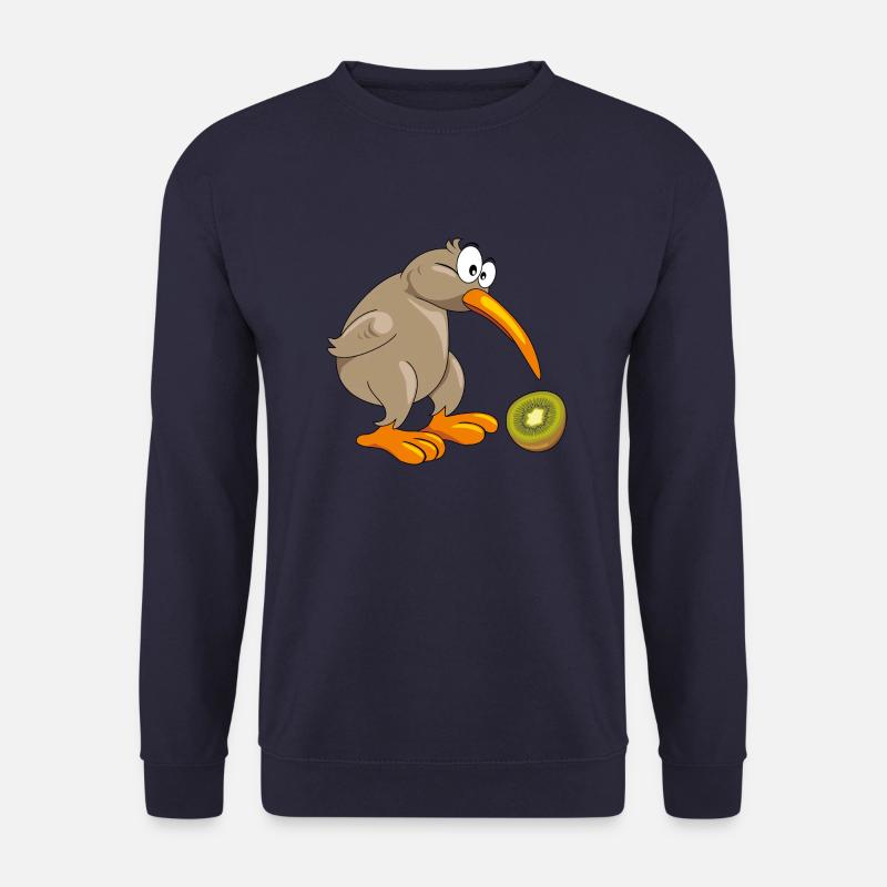 Lustiger Kiwi-Vogel - Unisex Pullover - Navy