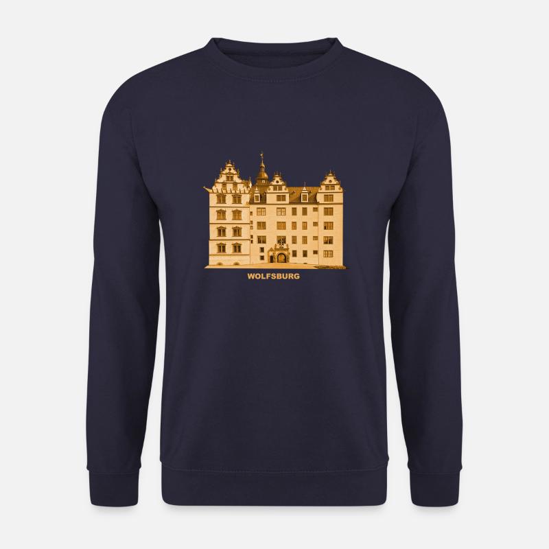 Wolfsburg Schloss Autostadt Niedersachsen - Unisex Pullover - Navy