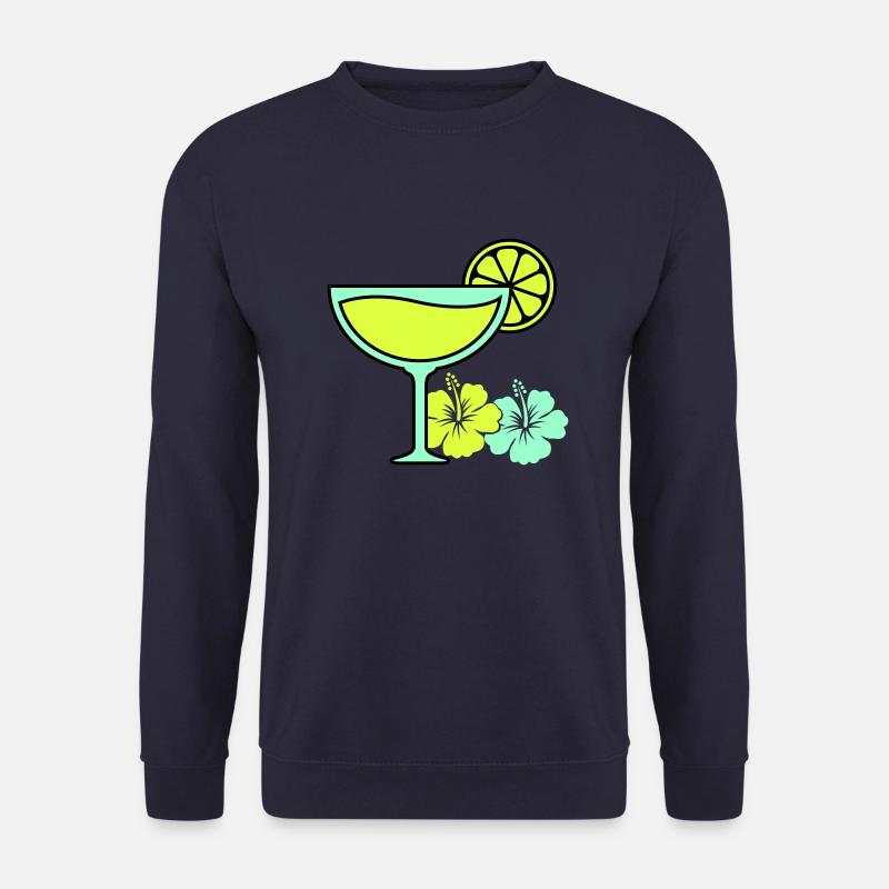 cocktail hibiskus - Unisex Pullover - Navy