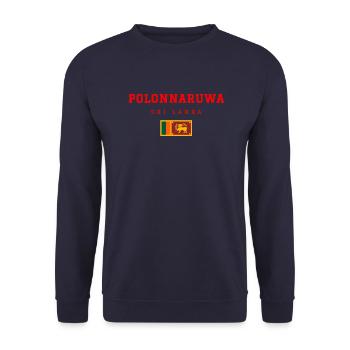 Polonnaruwa Sri Lanka - Unisex Pullover - Navy - Vorne - Alina (178cm) & Michal (187cm)