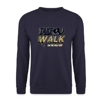 Campfire Cooking Camping Essentials Camping Hacks - Unisex Sweatshirt - navy - Front - Alina (178cm) & Michal (187cm)