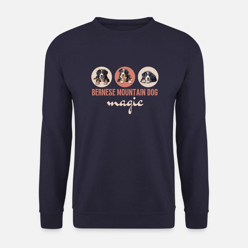 Bernese Mountain Dog Magic - Unisex Sweatshirt - navy