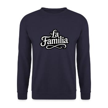 La Familia Tattoo - Unisex Pullover - Navy - Vorne - Alina (178cm) & Michal (187cm)
