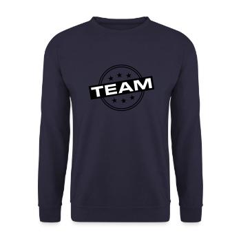 Équipe - Sweat-shirt Unisexe - marine - Devant - Alina (178cm) & Michal (187cm)