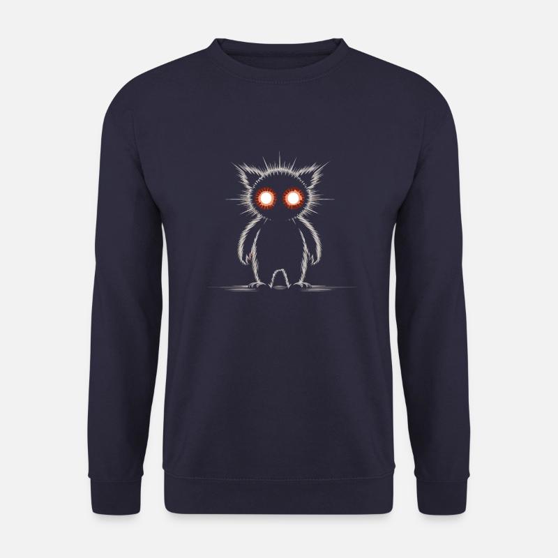 Spooky Glow: Nightshade Creature - Unisex Sweatshirt - navy