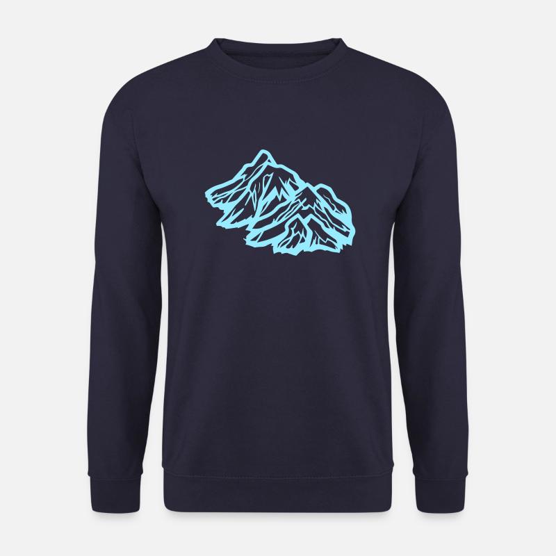 mountains - Unisex Pullover - Navy