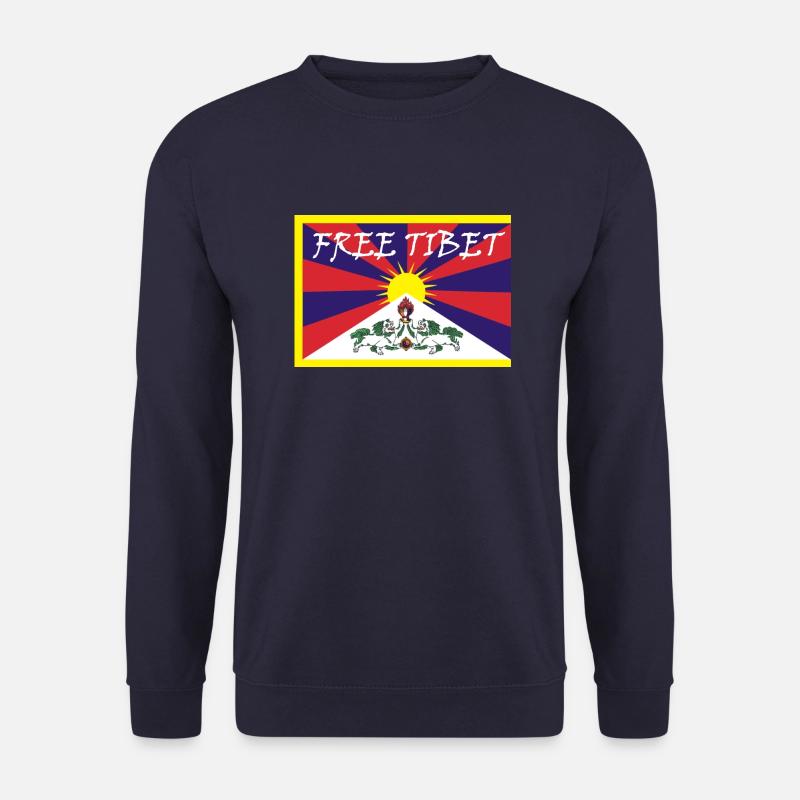 Free Tibet - Unisex Pullover - Navy