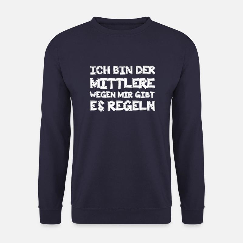 Ich bin der Mittlere - Unisex Pullover - Navy