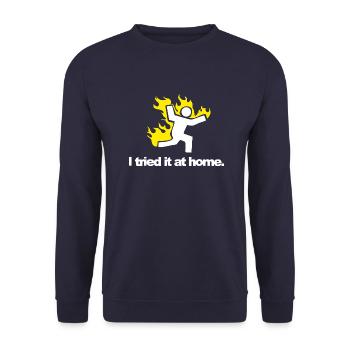Chimie Science Physique Dire Drôle - Sweat-shirt Unisexe - marine - Devant - Alina (178cm) & Michal (187cm)