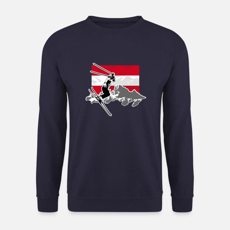 Austria Ski Alpine - Unisex Pullover - Navy