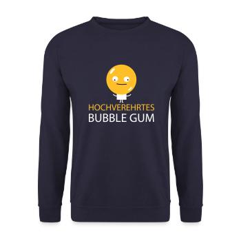 Kaugummi mit Publikum - Unisex Pullover - Navy - Vorne - Alina (178cm) & Michal (187cm)