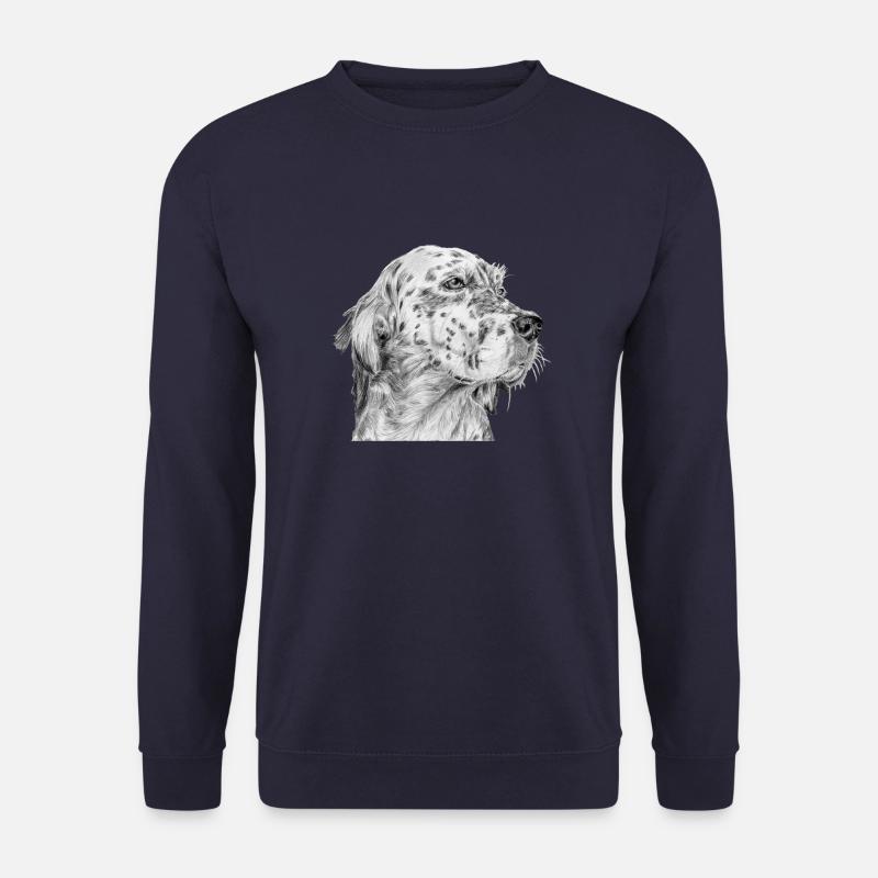 Englisch Englisch Setter - Unisex Pullover - Navy
