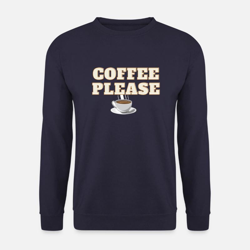 Coffee Please - Unisex Sweatshirt - navy
