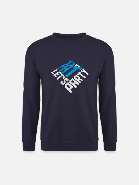 at the fat lets party - Unisex Sweatshirt - navy