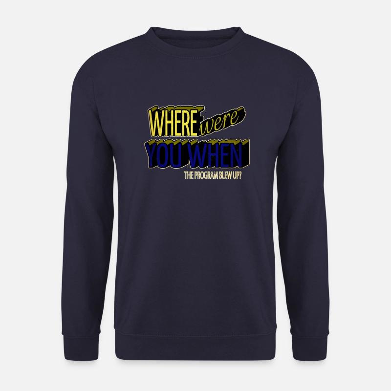 quote bday computer science - Unisex Pullover - Navy