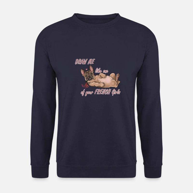 French - Unisex Pullover - Navy