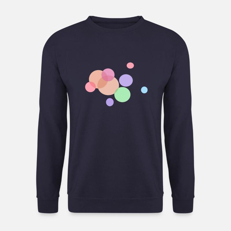 bunte Punkte - Unisex Pullover - Navy