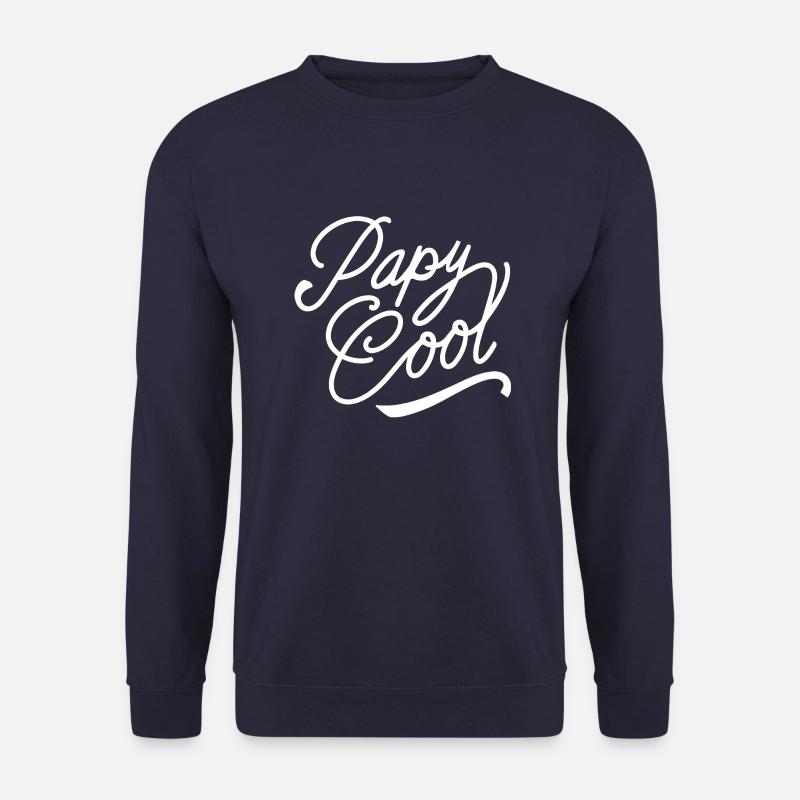 Papy cool - Sweat-shirt Unisexe - marine