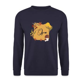 Opa Design - Unisex Pullover - Navy - Vorne - Alina (178cm) & Michal (187cm)