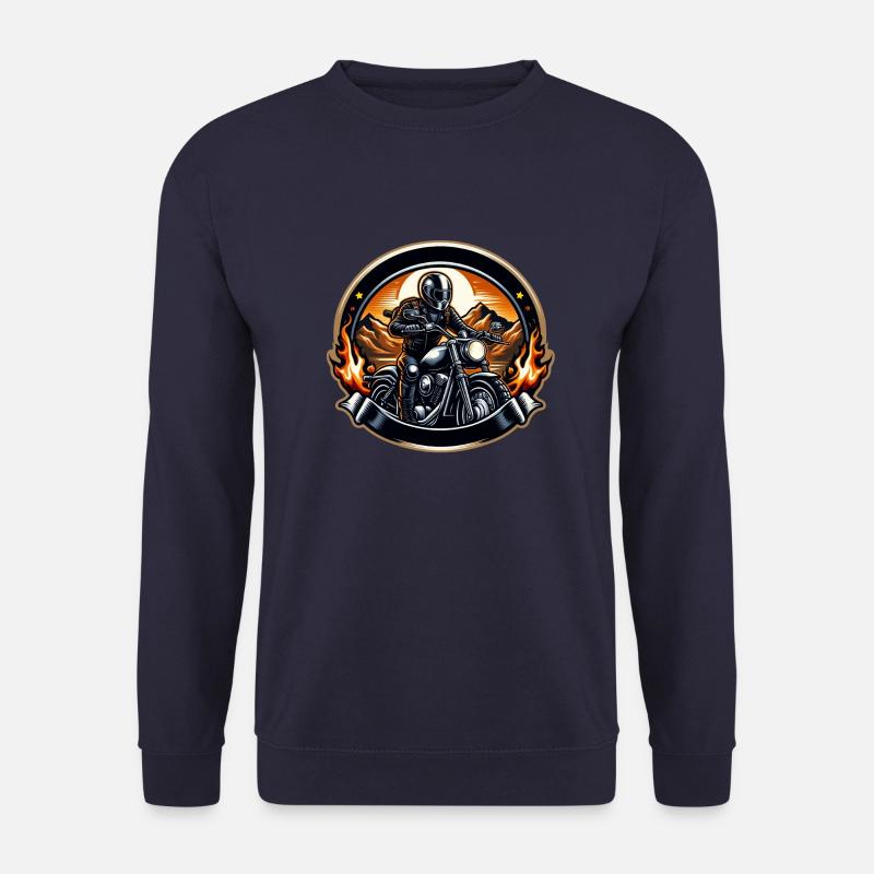 Motorrad Logo - Unisex Pullover - Navy