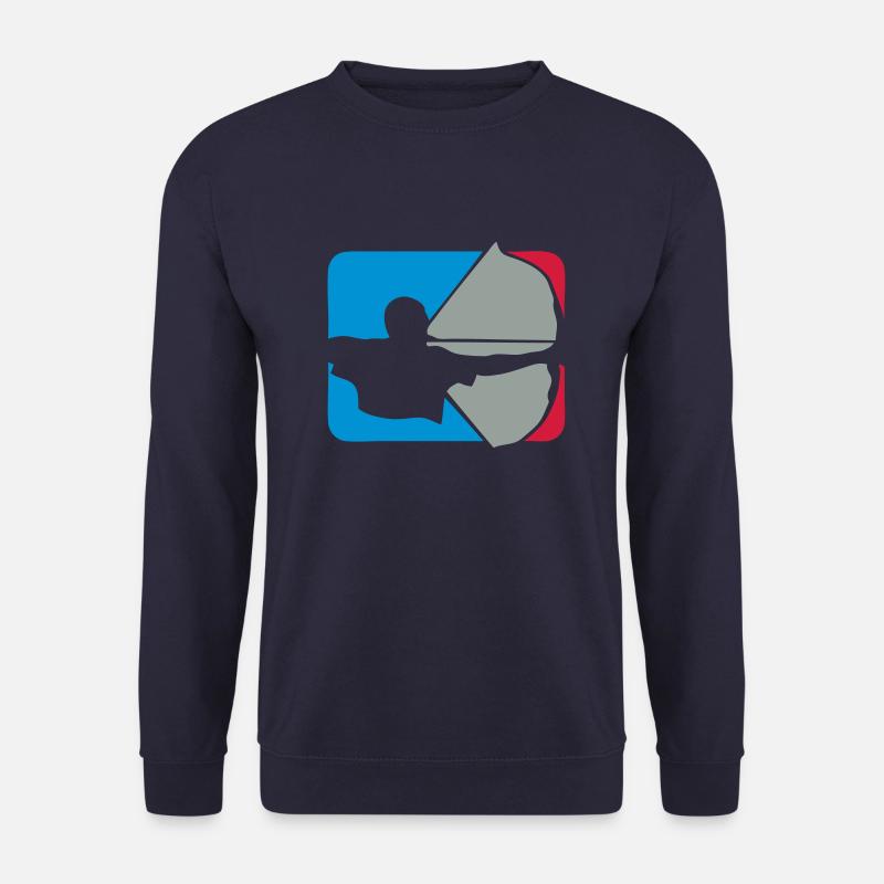 Bogenschießen Bogenschießen Logo bogenschieben - Unisex Pullover - Navy