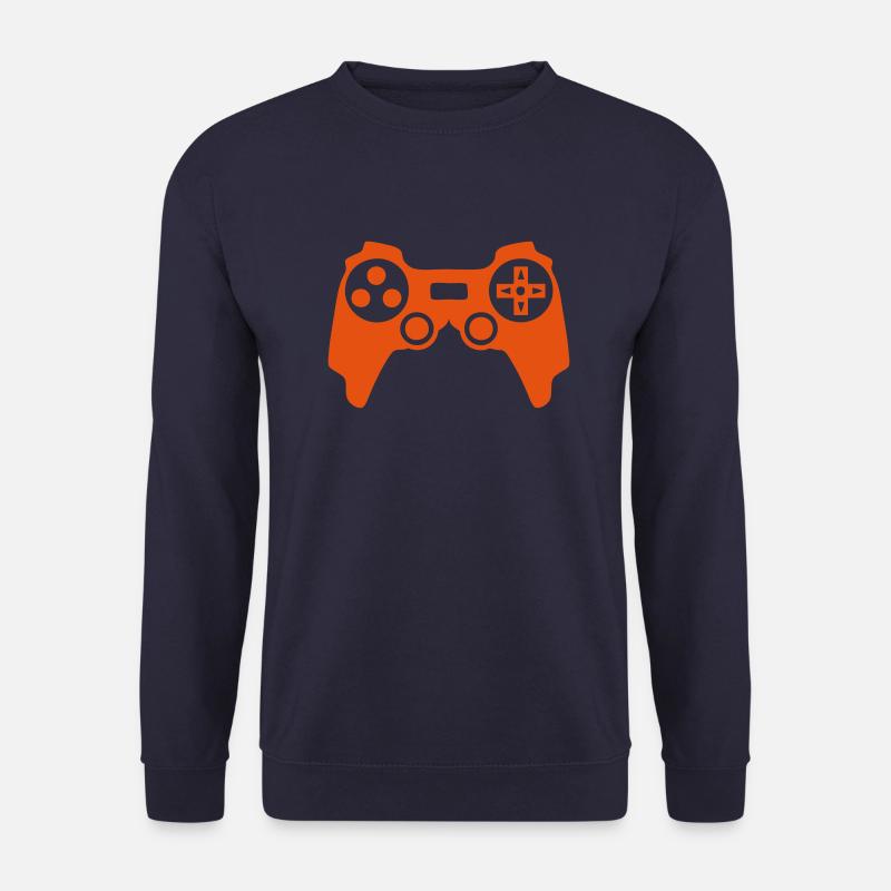 joystick paddle video game controller - Unisex Sweatshirt - navy