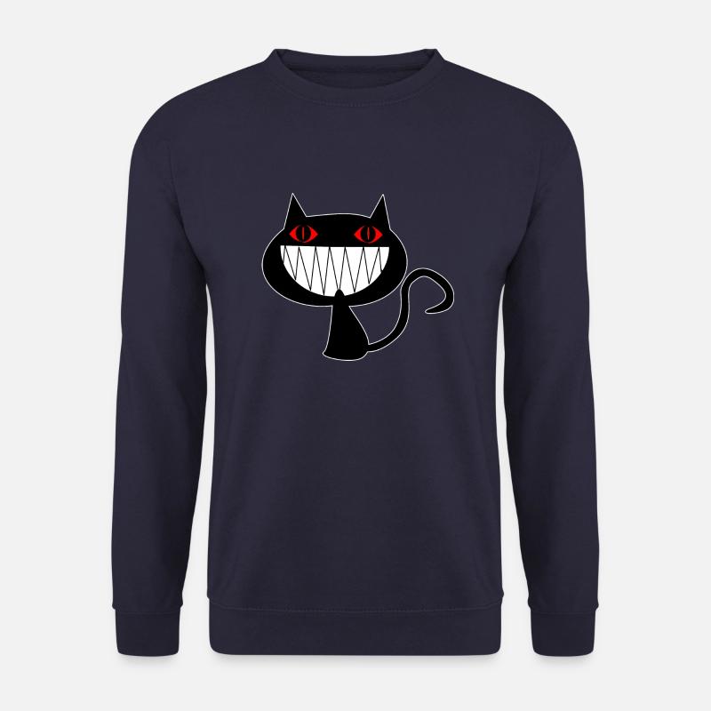 psycho cat - Unisex Pullover - Navy